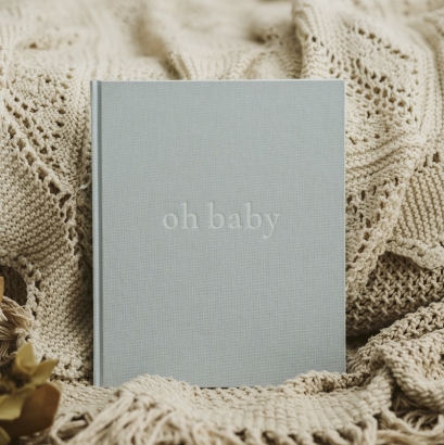 Pamiętnik dziecka - oh baby Baby Blue (Outlet)