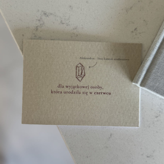 Mini kartka – Urodziny czerwiec - 2