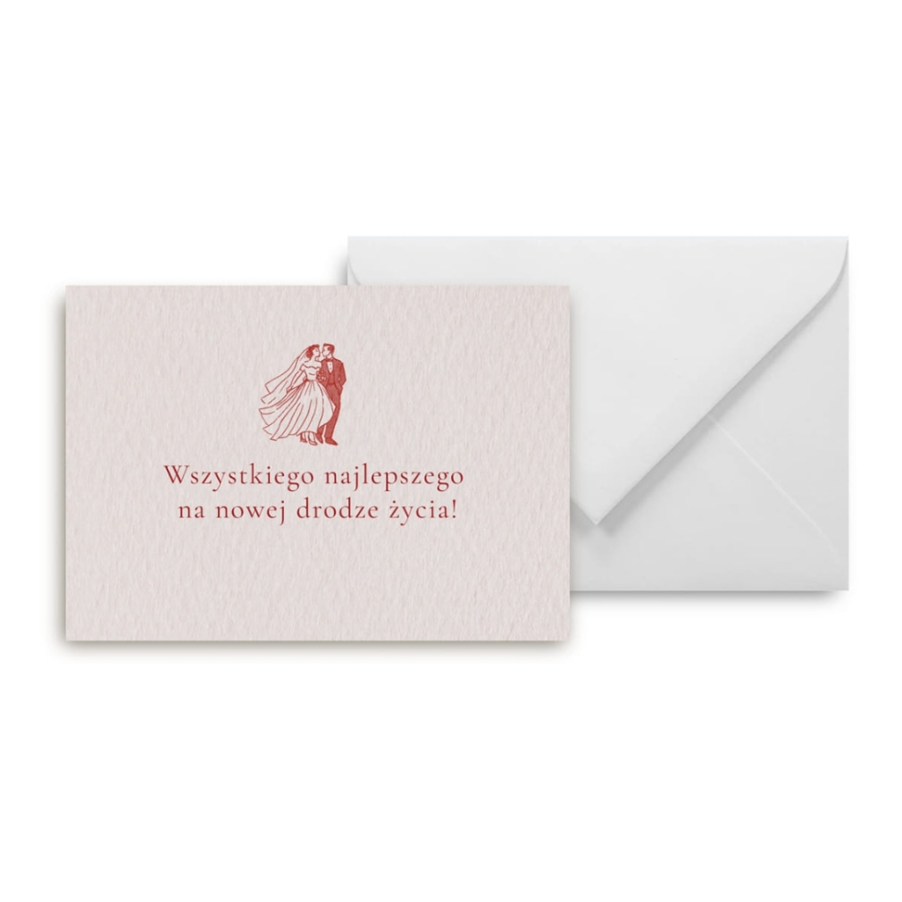 Mini kartka – Wszystkiego najlepszego na nowej drodze życia