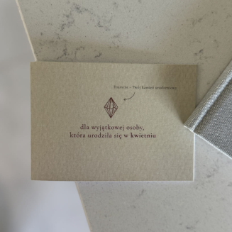 Mini kartka – Urodziny kwiecień - 2