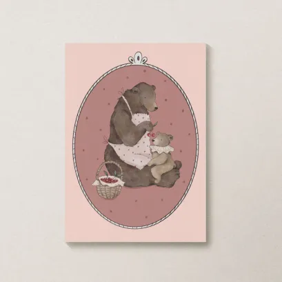 Plakat do pokoju dziecka - Mommy Bear