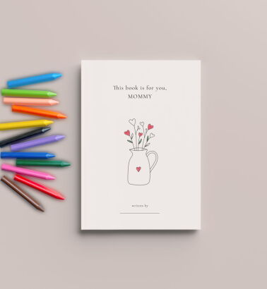 A Book for You, Mommy. Gift for Mom. Mother's day gift idea. English version Printable