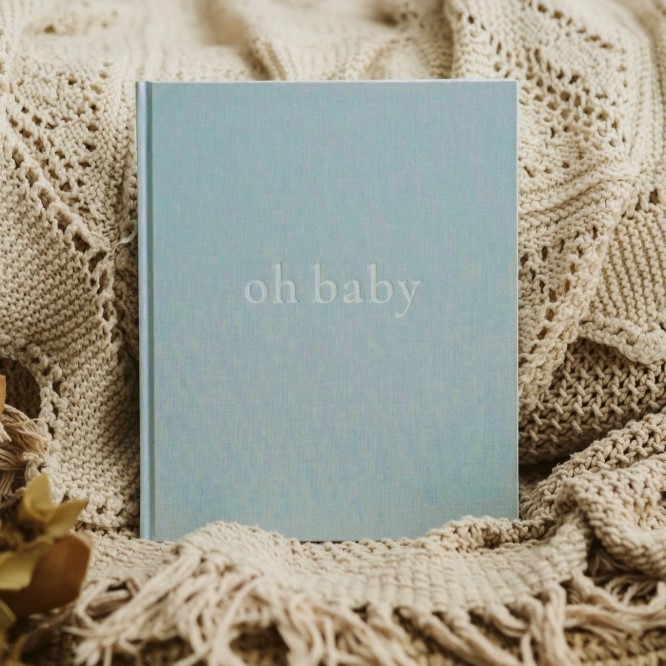 Pamiętnik dziecka - oh baby Baby Blue