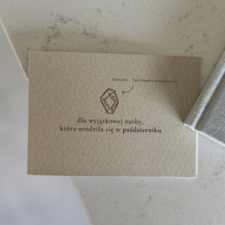 Mini kartka – Urodziny październik - 2