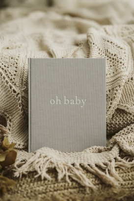 Pamiętnik dziecka - oh baby Classic Grey (Outlet)