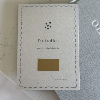 Kartka zdrapka – Dziadku, kocham Cię - 3