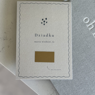 Kartka zdrapka – Dziadku, kocham Cię - 2