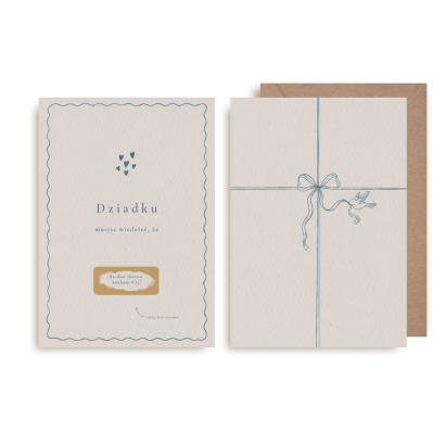 Kartka zdrapka – Dziadku, kocham Cię