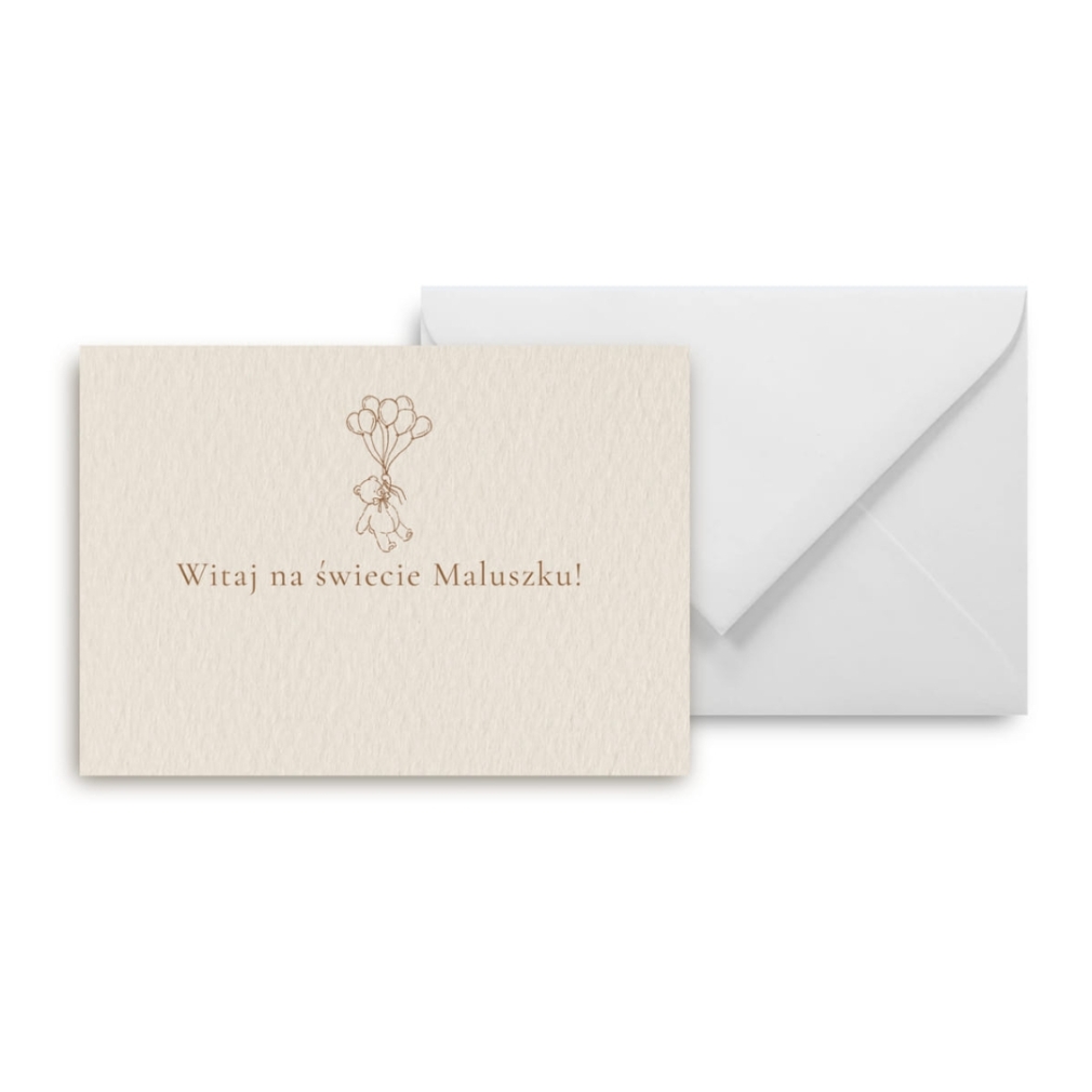 Mini kartka – Witaj na świecie