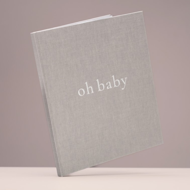 Pamiętnik dziecka - oh baby Classic Grey