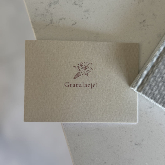 Mini kartka – Gratulacje - 2