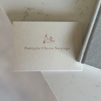 Mini kartka – Pamiątka Chrztu Świętego - 2