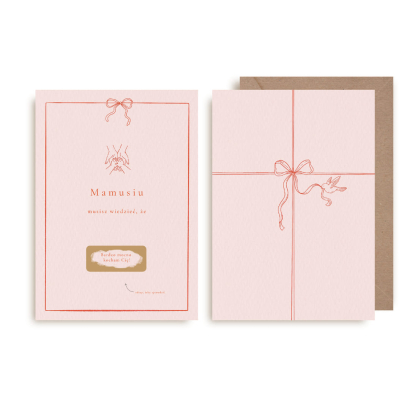Kartka zdrapka – Mamusiu, kocham Cię
