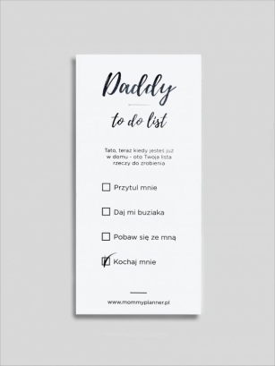 Daddy To Do List