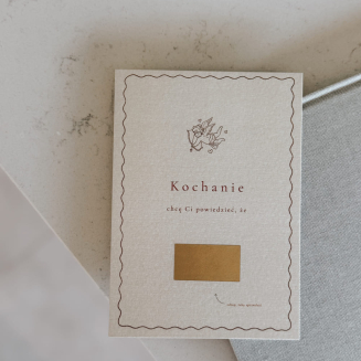 Kartka zdrapka – Kochanie, jesteś moim ulubionym człowiekiem - 2