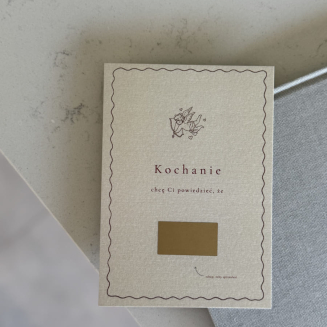 Kartka zdrapka – Kochanie, jesteś moim ulubionym człowiekiem - 2