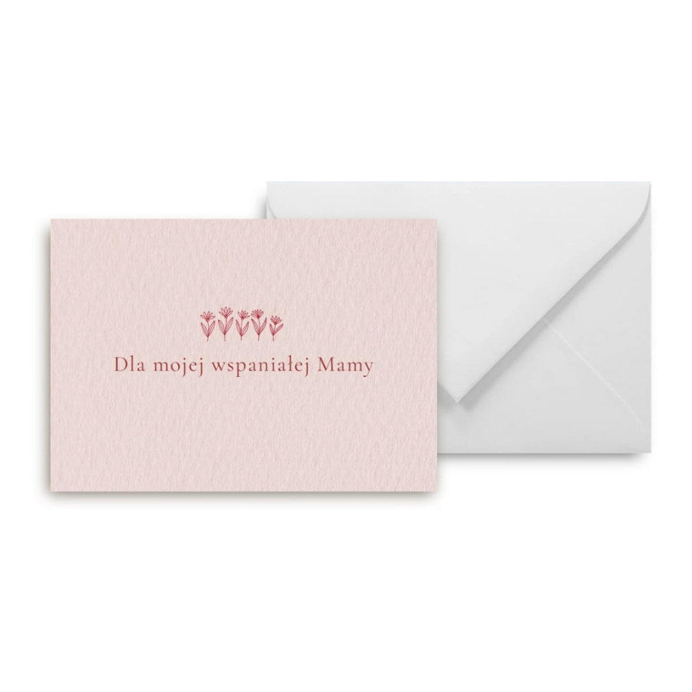 Mini kartka – Dla mojej wspaniałej Mamy