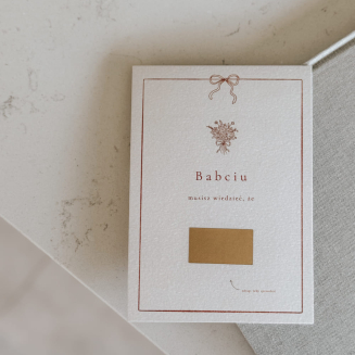 Kartka zdrapka – Babciu, kocham Cię - 2