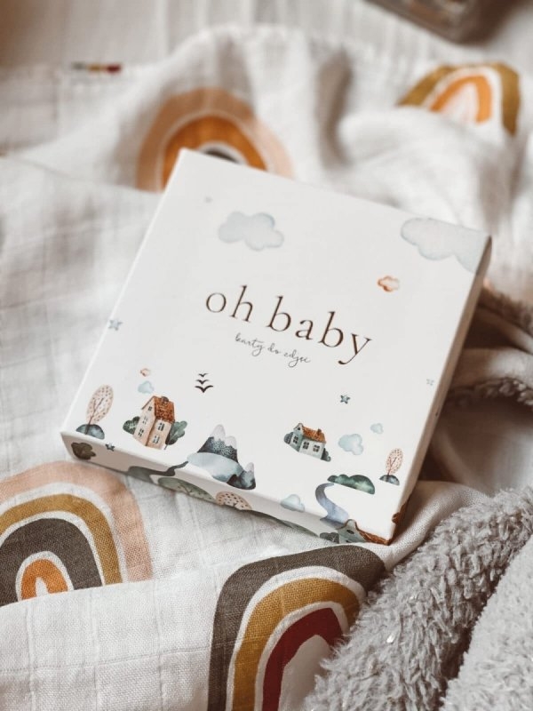 Karty do zdjęć z książeczką - oh baby