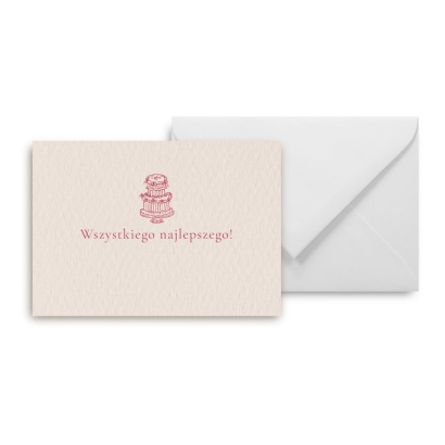Mini kartka – Wszystkiego najlepszego